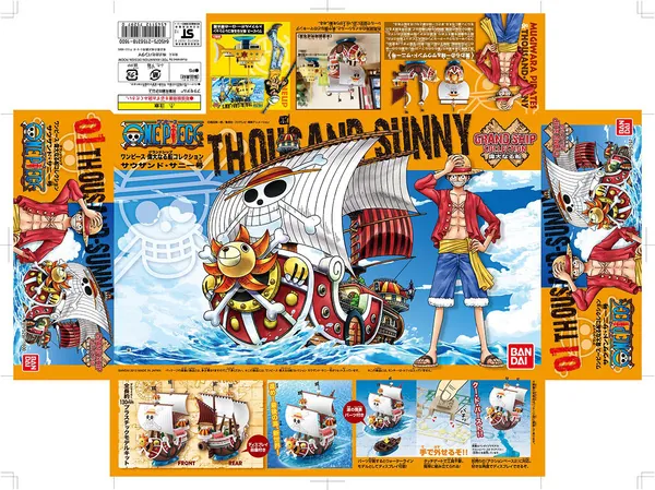 Thousand Sunny - Grand Ship Collection Vol. 01 - One Piece Model Kit