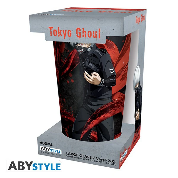 Tokyo Ghoul - Kaneki & Mask XXL Glas - 400ml - AbyStyle