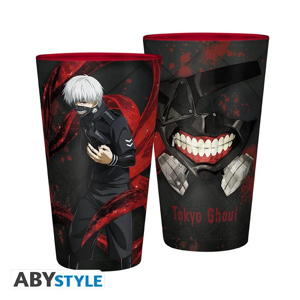 Tokyo Ghoul - Kaneki & Mask XXL Glas - 400ml - AbyStyle