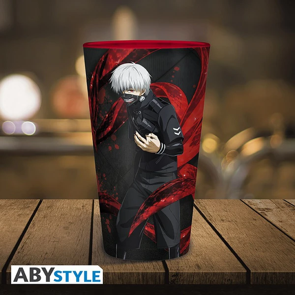 Tokyo Ghoul - Kaneki & Mask XXL Glas - 400ml - AbyStyle