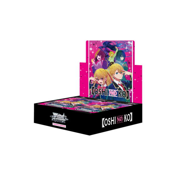 Weiss Schwarz - Oshi no Ko - Booster Display (16 Booster mit je 9 Karten) - Englische Version