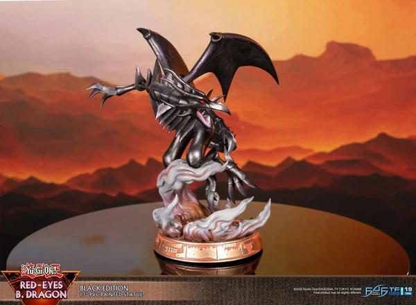 Red-Eyes B. Dragon - Yu-Gi-Oh! - Black Colour - First 4 Figures