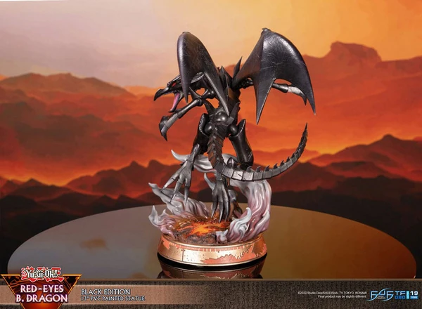 Red-Eyes B. Dragon - Yu-Gi-Oh! - Black Colour - First 4 Figures