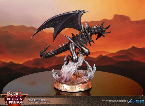 Red-Eyes B. Dragon - Yu-Gi-Oh! - Black Colour - First 4 Figures
