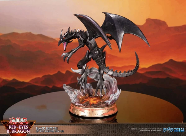 Red-Eyes B. Dragon - Yu-Gi-Oh! - Black Colour - First 4 Figures
