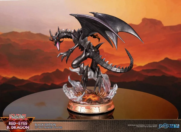 Red-Eyes B. Dragon - Yu-Gi-Oh! - Black Colour - First 4 Figures