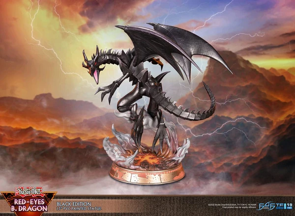 Red-Eyes B. Dragon - Yu-Gi-Oh! - Black Colour - First 4 Figures