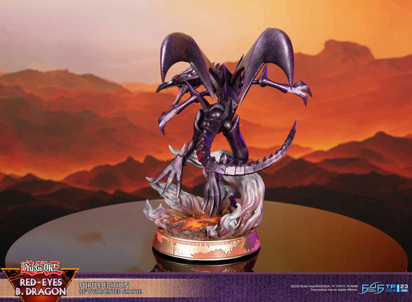 Red-Eyes B. Dragon - Yu-Gi-Oh! - Purple Colour - First 4 Figures