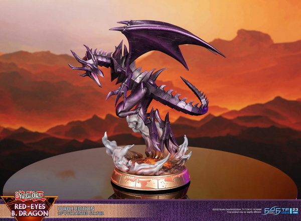 Red-Eyes B. Dragon - Yu-Gi-Oh! - Purple Colour - First 4 Figures