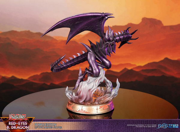 Red-Eyes B. Dragon - Yu-Gi-Oh! - Purple Colour - First 4 Figures