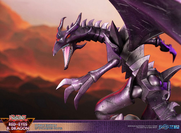 Red-Eyes B. Dragon - Yu-Gi-Oh! - Purple Colour - First 4 Figures
