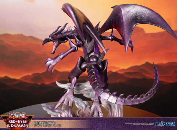 Red-Eyes B. Dragon - Yu-Gi-Oh! - Purple Colour - First 4 Figures
