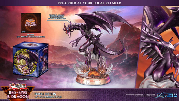 Red-Eyes B. Dragon - Yu-Gi-Oh! - Purple Colour - First 4 Figures
