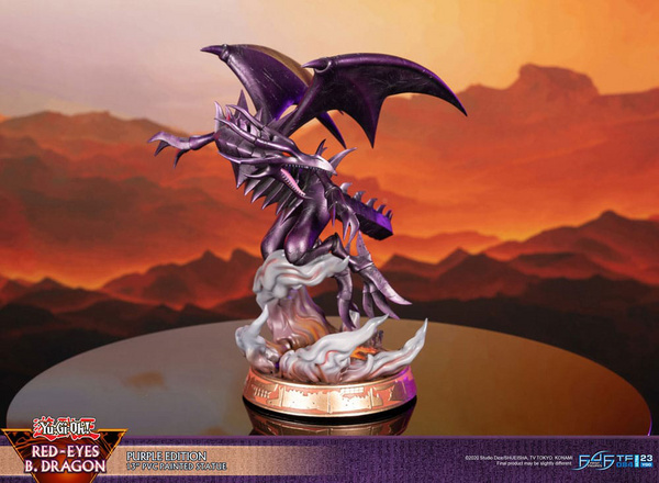 Red-Eyes B. Dragon - Yu-Gi-Oh! - Purple Colour - First 4 Figures