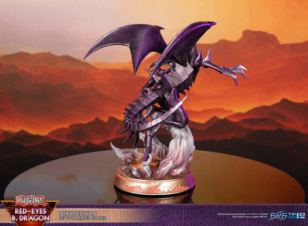 Red-Eyes B. Dragon - Yu-Gi-Oh! - Purple Colour - First 4 Figures