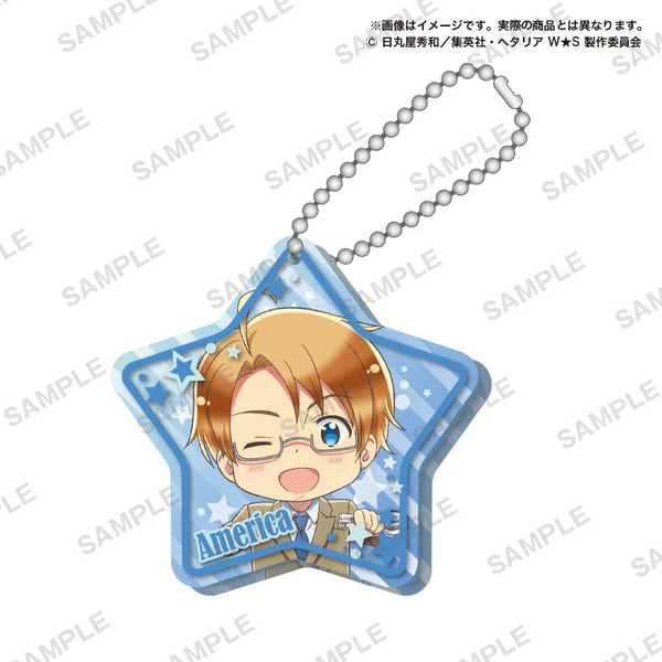 Lucky Box - Hetalia World Stars - Gashapon Acryl-Anhänger - Bushiroad