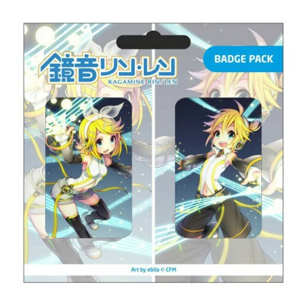 Rin & Len Button-Set (Art by Masami ebila) - Pop Buddies