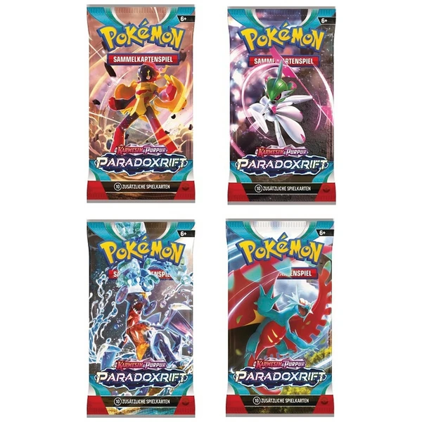 Pokemon TCG - Karmesin & Purpur Paradoxrift Booster - DE Pokemon TCG - Karmesin & Purpur Paradoxrift Booster - DE