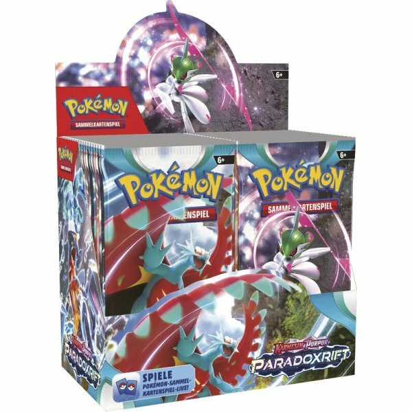 Pokemon TCG - Karmesin & Purpur Paradoxrift Booster - DE Pokemon TCG - Karmesin & Purpur Paradoxrift Booster - DE