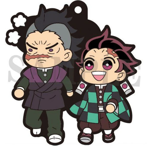 Komplett Set - Kimetsu no Yaiba (Demon Slayer) - Buddy Collection Vol. 3 - Gummi-Anhänger (6)