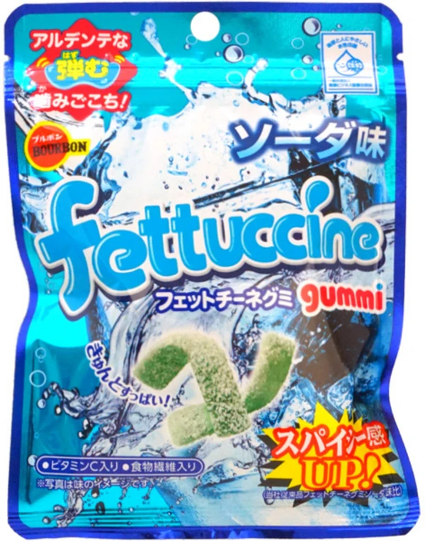 fettuccine Gummis mit Soda Geschmack von Bourbon