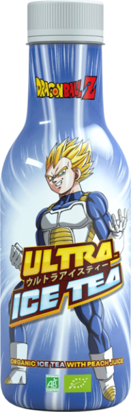 Bio Ice Tea - Pfirsich - Limitierte Vegeta Dragonball Z Version von ULTRA ICE TEA (Inklusive 25 Cent Pfand) [EINWEG]