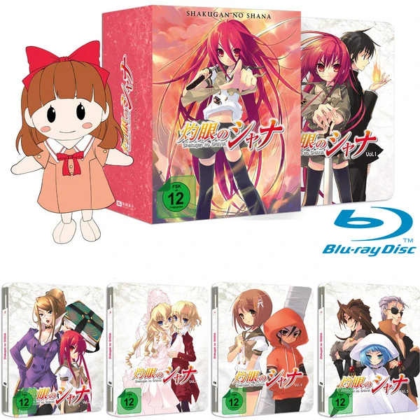 Shakugan no Shana - Staffel 1 - Vol.1 bis Vol.5 - [Blu-ray] mit Sammelschuber - Steeledition