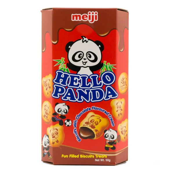 Meiji Hello Panda Chocolate Cream Biscuits