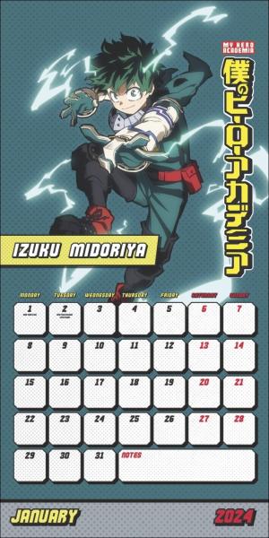 My Hero Academia Kalender 2024