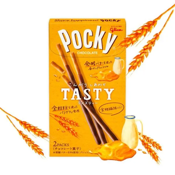 Pocky - Tasty mit Butterkeks - Doppelpack von GLICO Pocky - Tasty mit Butterkeks - Doppelpack von GLICO