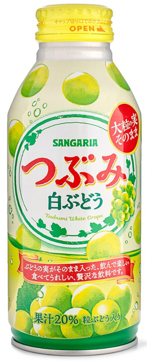 Tsubumi Weiße Traubensaft mit echten Trauben von Sangaria