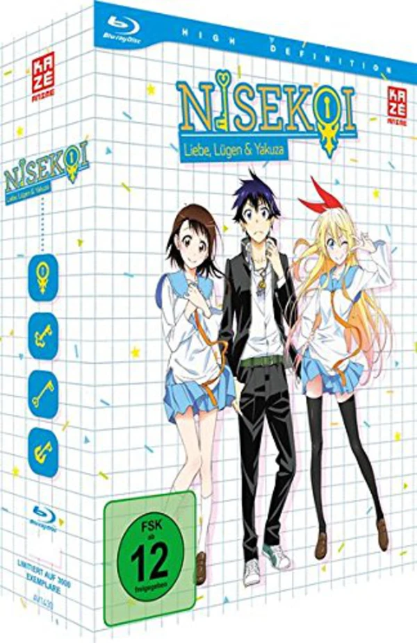 Nisekoi Staffel 1- Vol. 1 bis 4 mit Schuber [Blu-ray] 