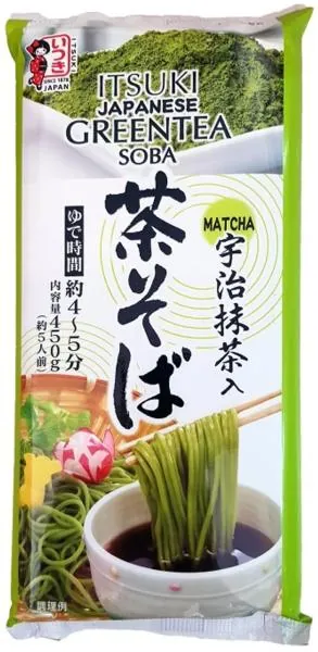 Japanische Grüntee Soba Nudeln von Itsuki [3 Portionen]
