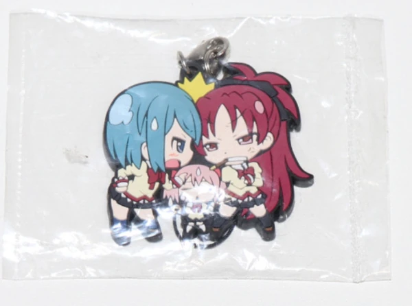 Miki Sayaka - Kaname Madoka - Tomoe Mami - Puella Magi Madoka Magica - Rubber Schlüsselanhänger