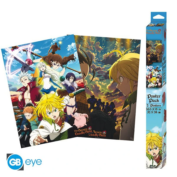 The Seven Deadly Sins - Chibi Poster Set - Series 1 - ABYStyle