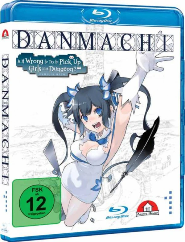 DanMachi - Blu-ray / BD Bundle Vol. 1 bis 4 - KOMPLETT