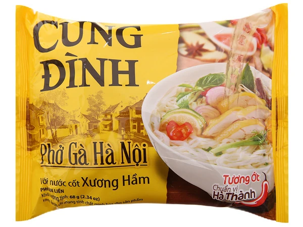 Instant-Reisbandnudeln - Pho Ga nach Ha Noi Art mit Hühnerfleischgeschmack von KOOL Instant-Reisbandnudeln - Pho Ga nach Ha Noi Art mit Hühnerfleischgeschmack von KOOL