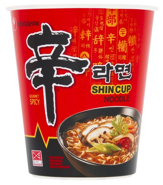 Cup-Nudeln - SHIN CUP Noodle Gourmet Spicy von Nong Shim
