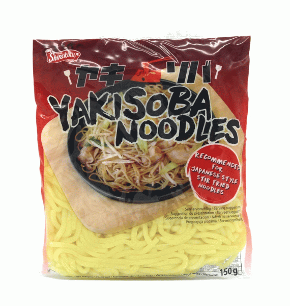 Frische Yakisoba Nudeln zum Braten von Shirakiku