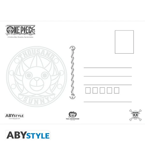 One Piece - 5 Postkarten (14,8 x 10,5 cm) - Wanted Set 1 - AbyStyle