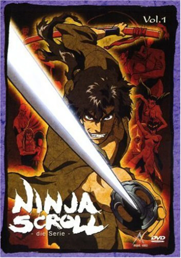Ninja Scroll - Vol. 1 bis 4 - Komplett - DVD