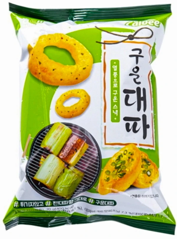 Koreanisch geröstete Frühlingszwiebelringe von Calbee HAITAI