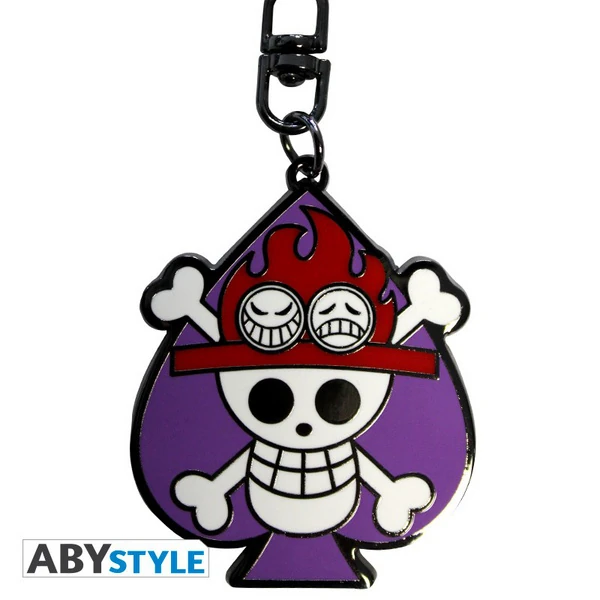 One Piece - Skull Ace - Metal Schlüsselanhänger - ABYStyle