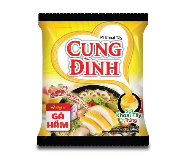 Instant-Nudeln - geschmortes Huhn von Cung Dinh Instant-Nudeln - geschmortes Huhn von Cung Dinh