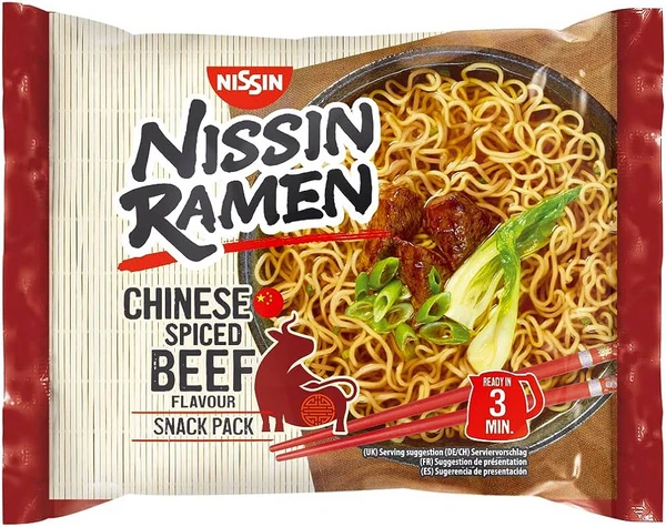 Instant-Nudeln - NISSIN RAMEN - Chinese spiced Beef