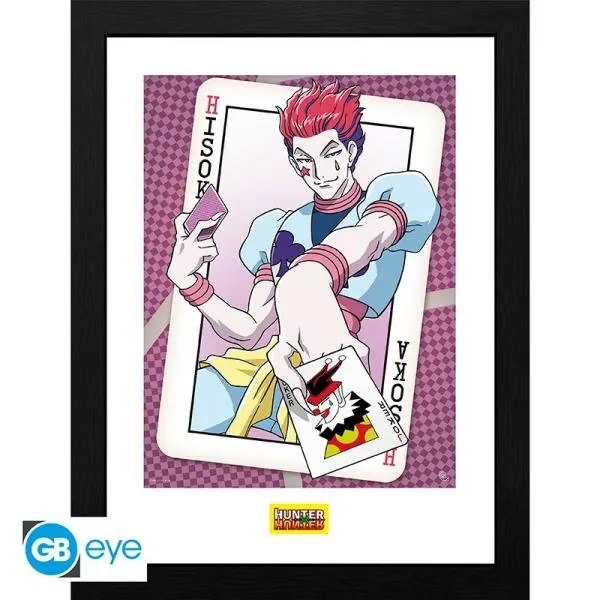 Hunter X Hunter - gerahmtes Poster - Hisoka - ABYStyle