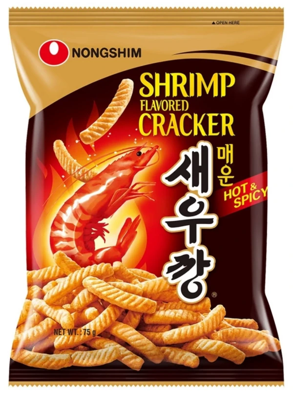 Koreanische Cracker mit Schrimp Geschmack von Nong Shim