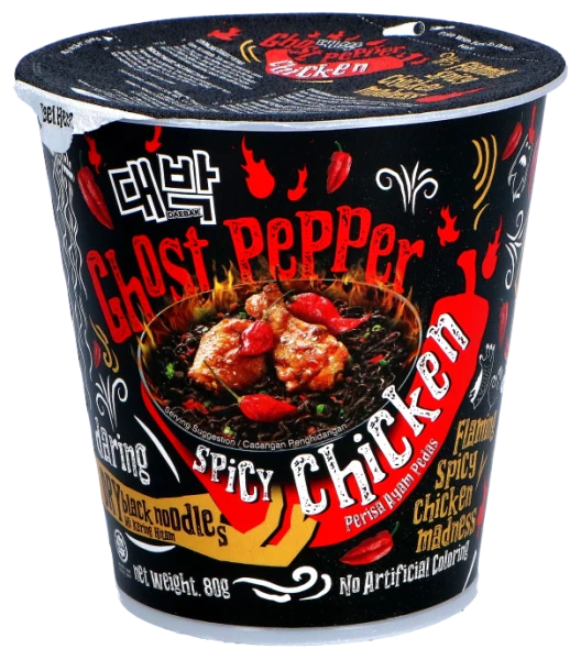 Cup-Nudeln - Ghost Pepper Spicy Chicken von Daebak