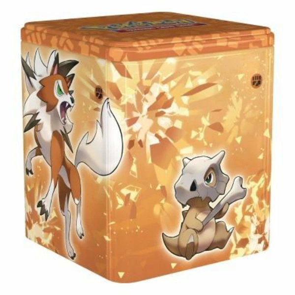 Pokemon TCG - Wolwerock (Kampf) , Glurak (Feuer) oder Schlingking (Unlicht) - Stapelbare Tin-Box Herbst 2022 (Sammelkartenspiel, deutsch)