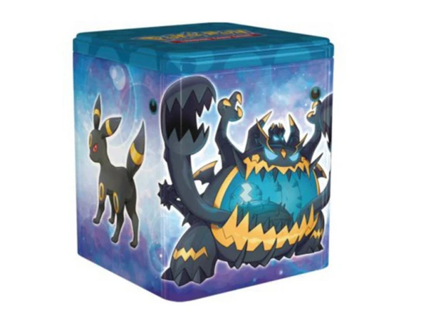 Pokemon TCG - Wolwerock (Kampf) , Glurak (Feuer) oder Schlingking (Unlicht) - Stapelbare Tin-Box Herbst 2022 (Sammelkartenspiel, deutsch)